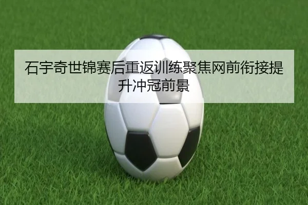 石宇奇世锦赛后重返训练聚焦网前衔接提升冲冠前景